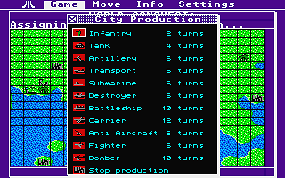 World Conquest atari screenshot